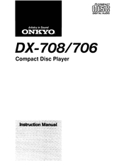 Onkyo DX-706 Instruction Manual