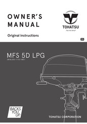 TOHATSU MFS 5D LPG Owner's Manual