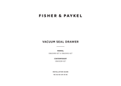 Fisher & Paykel VB60SDB1-SET Installation Manual