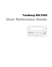 TANDBERG SDLT600 User Reference Manual