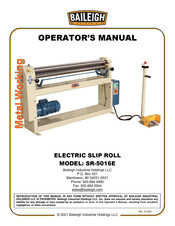 Baileigh Industrial SR-5016E Operator's Manual