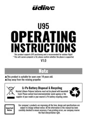udir/c U95 Operating Instructions Manual
