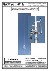 Grazioli HW10V Assembly And Installation Manual