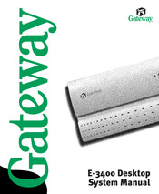 Gateway E3400 System Manual