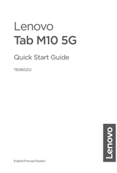Lenovo TB360ZU Quick Start Manual