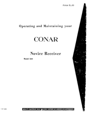 Conar 500 Manual To Operating And Maintaining