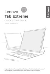 Lenovo Tab Extreme Quick Start Manual