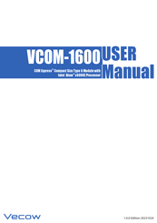 Vecow VCOM-1600 User Manual
