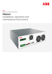 ABB PQstorI Installation, Operation And Maintenance Instructions