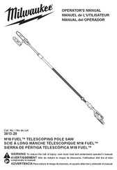 Milwaukee M18 FUEL 3013-20 Operator's Manual