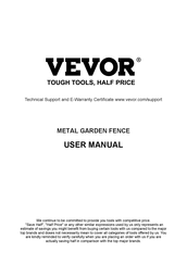 Vevor 610x330-10 User Manual