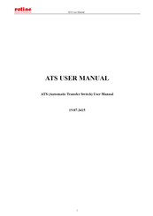 Roline ATS User Manual