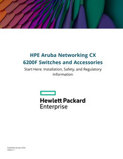 HPE Aruba 6200F Installation, Safety, And Regulatory Information