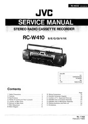 JVC RC-W410 Service Manual
