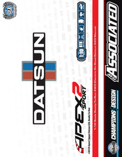 Associated Electrics WeareAE CHAMPIONS BY DESIGN DATSUN APEX2 SPORT Manual