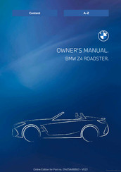 BMW Z4 Owner's Manual