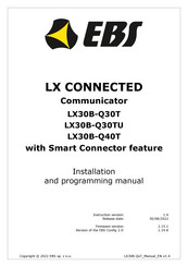 EBS LX30B-Q40T Installation And Programming Manual