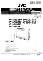 JVC AV-32WFT1EKS Service Manual
