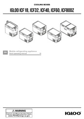 Igloo ICF18 Short Operating Manual