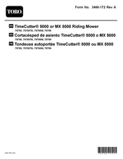 Toro MX 5000 Manual