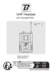 BoomToneDJ UHF-Headset User Manual