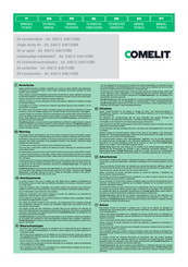 Comelit 8461V/BM Technical Manual