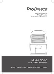 ProBreeze PB-03 Instruction Manual