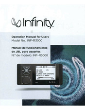 Infinity INF-R3000 Operation Manual For User