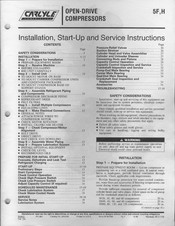 Carlyle 5F Series Installation And Service Manual