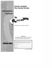 Porter-Cable 7616 Instruction Manual
