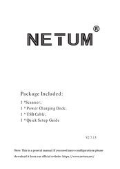 Netum DS2800 Manual