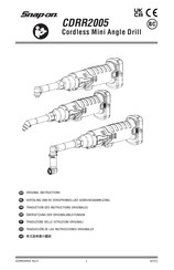 Snap-On CDRR200545 Original Instructions Manual