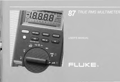 Fluke 8010A User Manual