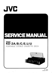 JVC KD-2E Service Manual