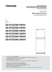 Toshiba GR-RT252WE-PMTH Owner's Manual