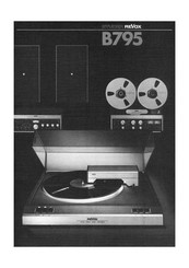STUDER REVOX B795 Quick Start Manual