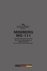 Donnerberg MINIBERG MG-111 User Manual