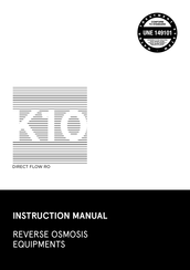 Kinetico K10 Instruction Manual