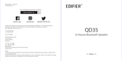 EDIFIER EDF286001 Manual