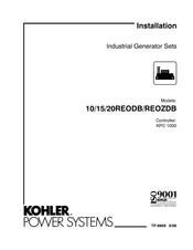 Kohler 10REOZDB Installation Manual