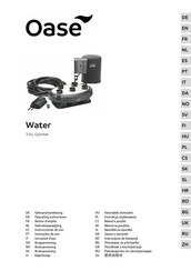 Oase Water Trio Operating Instructions Manual