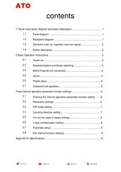 ATO ATO-DR-WE100 Manual