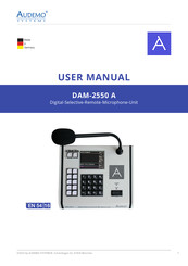 Audemo SYSTEMS DAM-2550 A User Manual