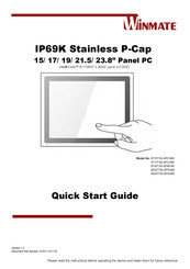 Winmate R15IT3S-SPC369 Quick Start Manual
