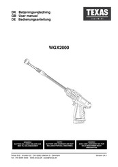 Texas Equipment WGX2000 User Manual