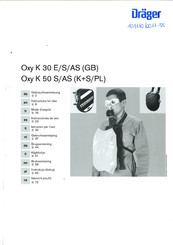 Dräger Oxy K 30 E Instructions For Use Manual