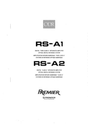Pioneer ODR PREMIER RS-A2 Owner's Manual