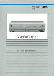Philips CDl670 Technical Documentation Manual