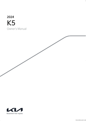 Kia K5 2024 Owner's Manual
