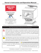 United States Stove Company US3200E Owner’s Instruction And Operation Manual